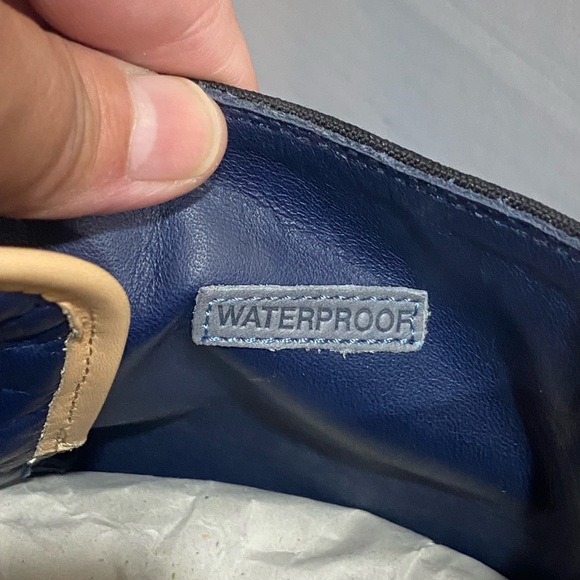 COLE HAAN LUNARGRAND LACE UP COMBAT CAP TOE BOOT BOOTS BLACK 8.5 - Picture 8 of 11